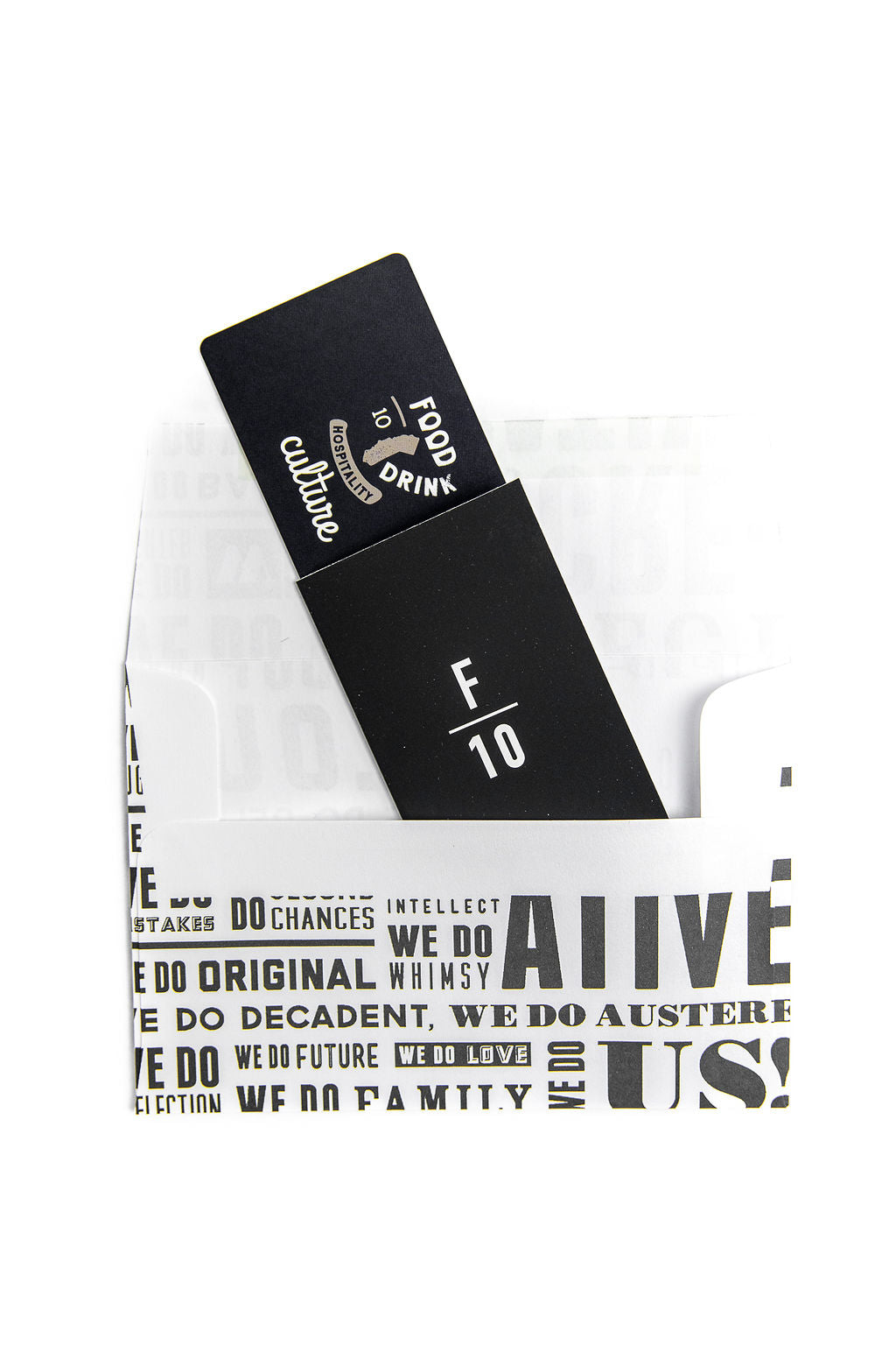 F10 Creative Gift Cards (Physical)